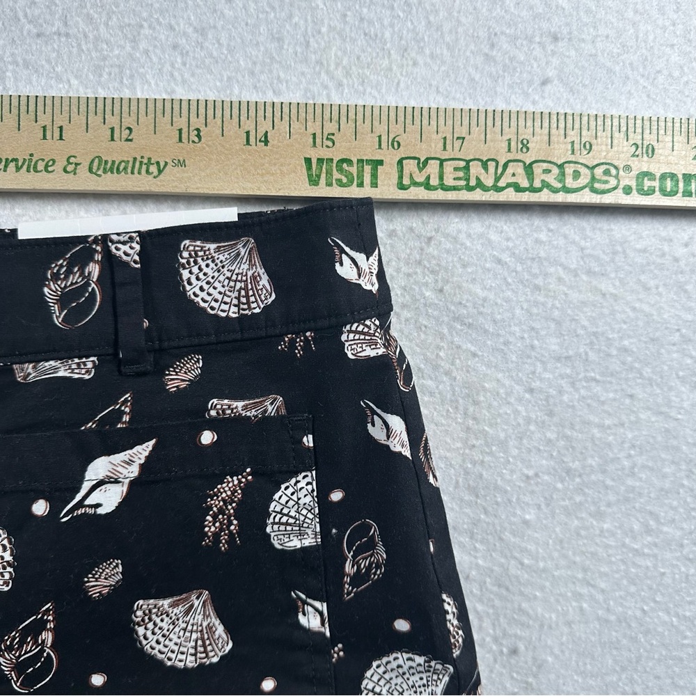 LOFT The Palmer Short Womens 10 Seashell Print Coastal Summer Shorts NWT Beach - Picture 7 of 11